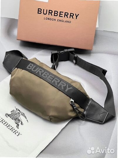 Барсетка Burberry люкс качество, натуральная кожа