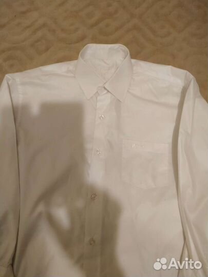 Рубашка белая р.140-146.см