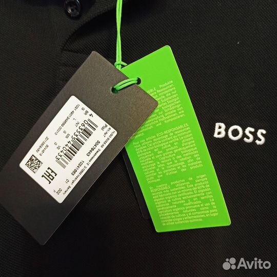 Поло с длинным рукавом hugo boss