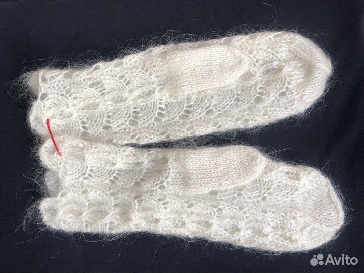 Варежки пуховые из козьего пуха