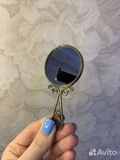 Винтажные зеркальце серьги кольцо