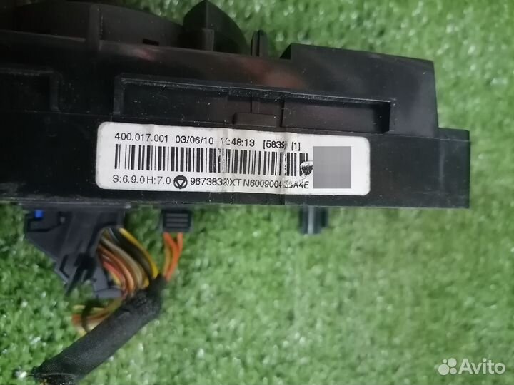 Блок управления климат-контролем 96738320XT Peugeo