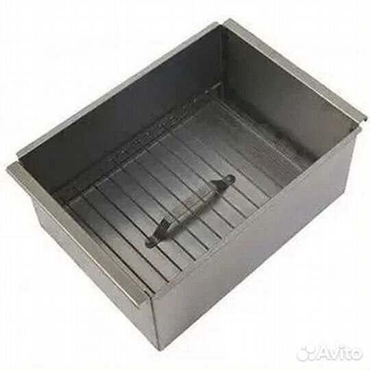 Коптильня 2-х ярусная 450х280х170 мм. сталь 1,5 мм