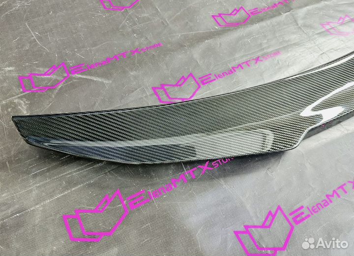 Спойлер Audi A5 B9 купе, PSM стиль сухой карбон