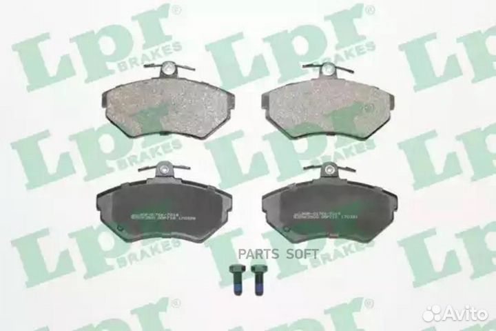 LPR 05P718 Колодки торм. дисковые