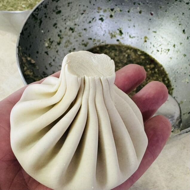 Хинкали ручной лепки