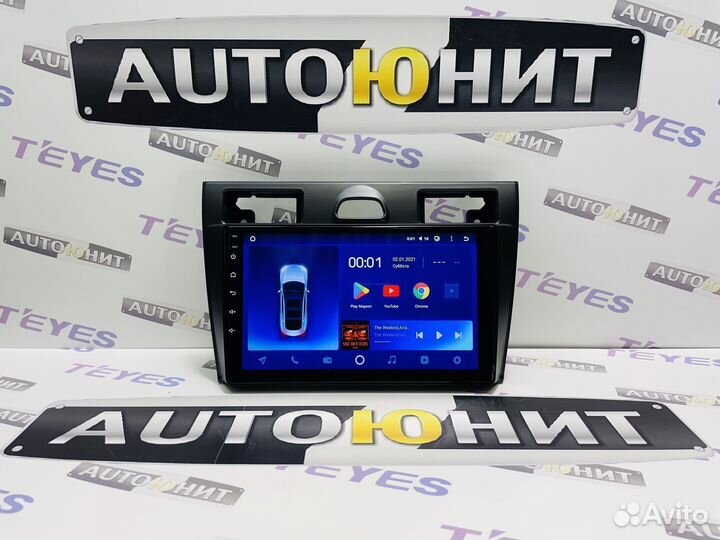 Магнитола Teyes X1 Wi-Fi 2/32 Ford Fiesta 2002-08