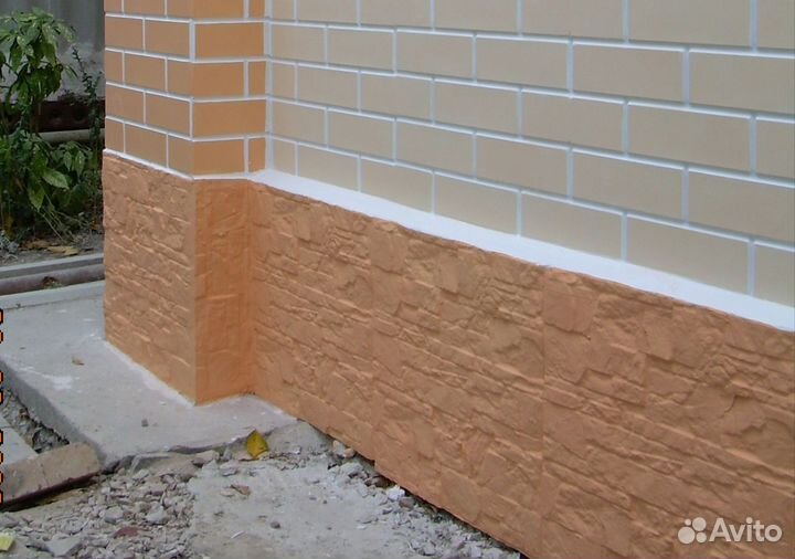 Фасадные панели на 50 мм пенопласте