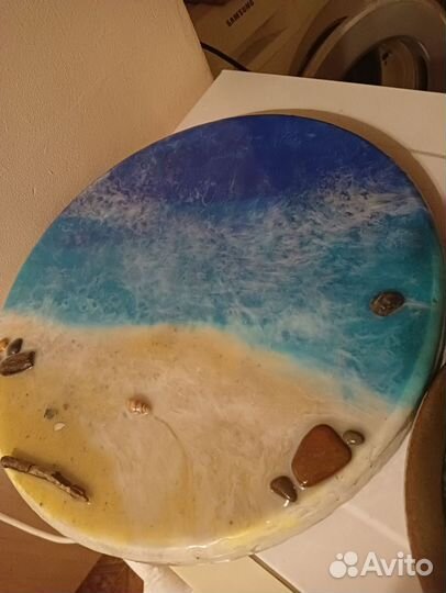 Картина из эпоксидной смолы с 3D 