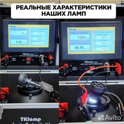 LED Лампа автомобильная H7, 2 шт. арт. Лампы К13