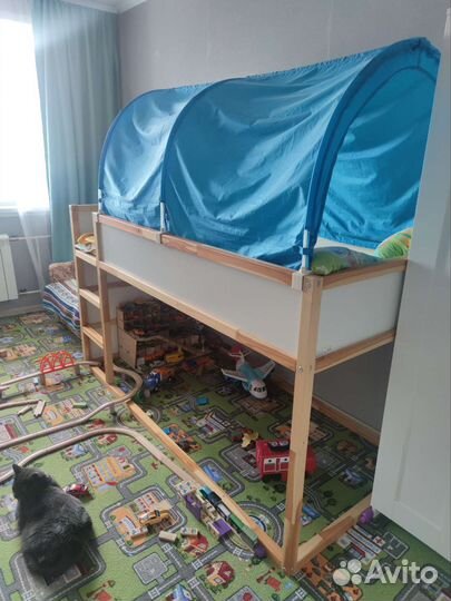 Кровать IKEA kura с матрасом