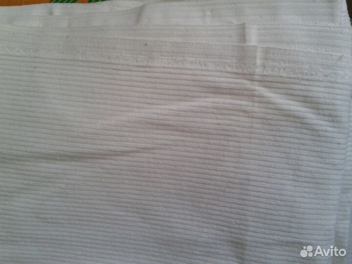 Отрез вельвет белый, натуральн,х,б