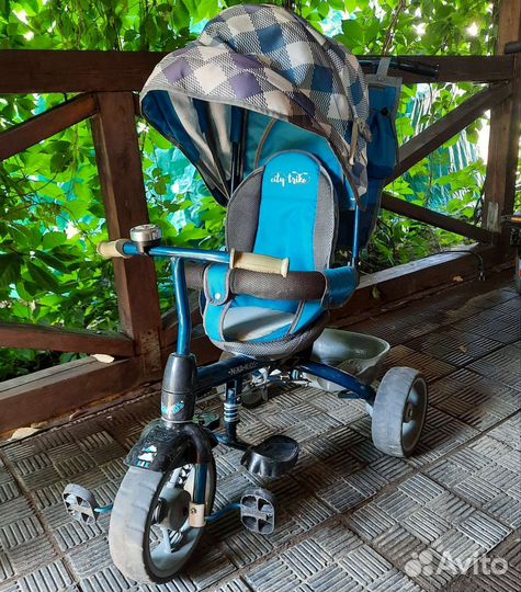 Детский велосипед с ручкой бу