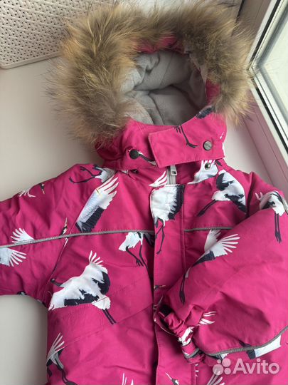 Зимний комбинезон для девочки 86