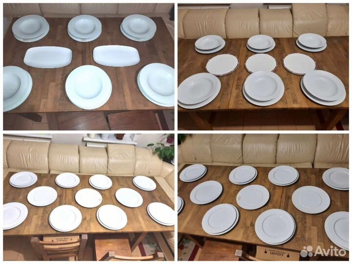 Набор столовой посуды на 12 персон Тарелки круглые