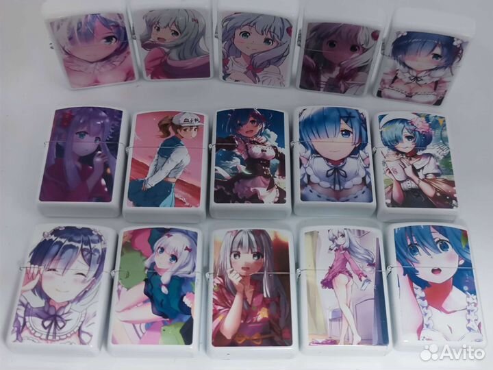 Зажигалка формфактора zippo manga anime Japan