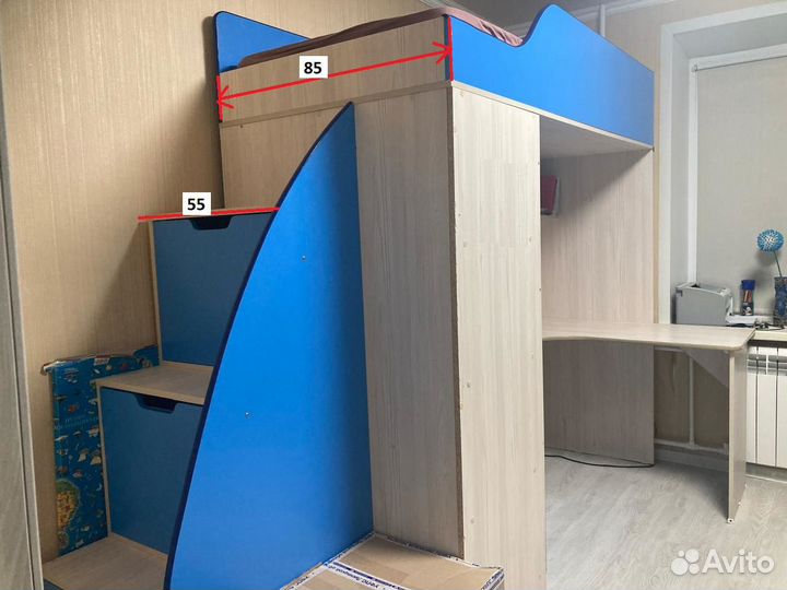 Кровать+стол+шкаф