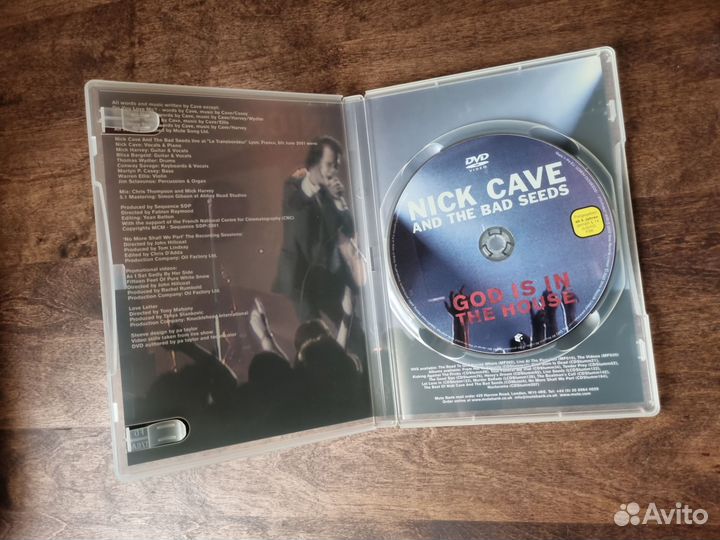 Nick Cave and the bad seeds DVD диск 2003 год