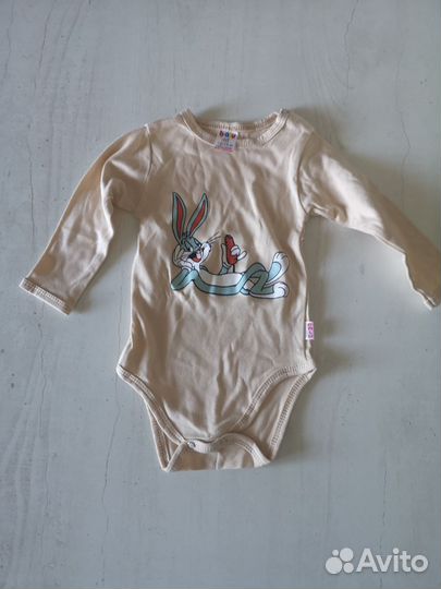 Пакет одежды боди штаны для мальчика 9 мес - 1 год