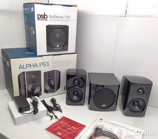 PSB Alpha PS1 - активные колонки новые