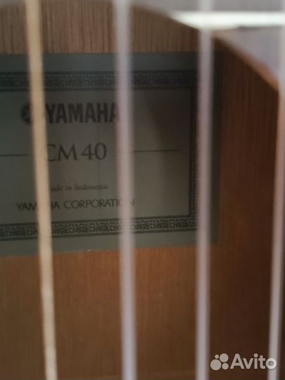 Гитара Yamaha cм-40, с чехлом