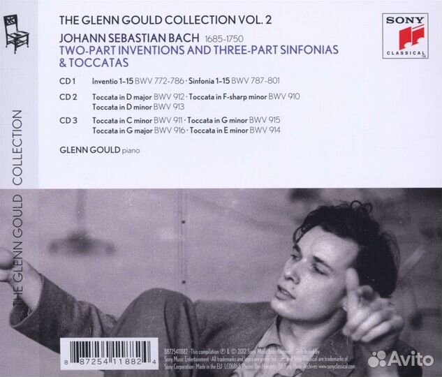 Glenn Gould plays. Vol.2 - Bach (3 CD)