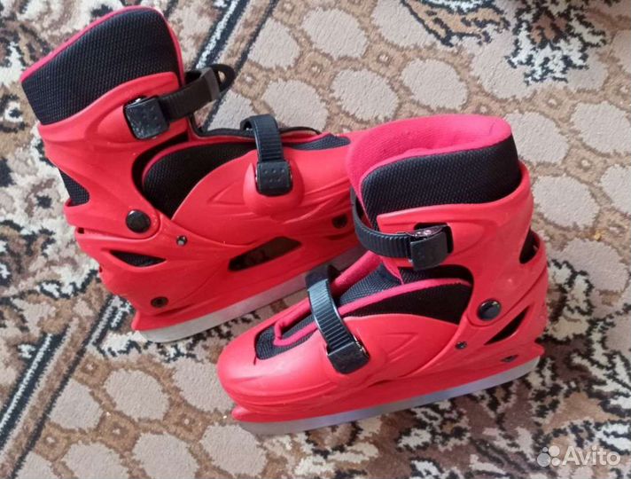 Коньки детские раздвижные 34 37