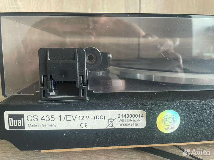 Проигрыватель винила dual cs 435-1