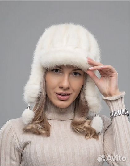 Шапка норковая