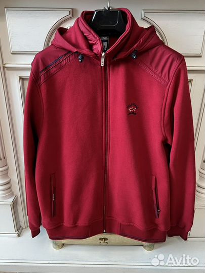 Фирменный костюм на флисе Paul Shark с капюшоном