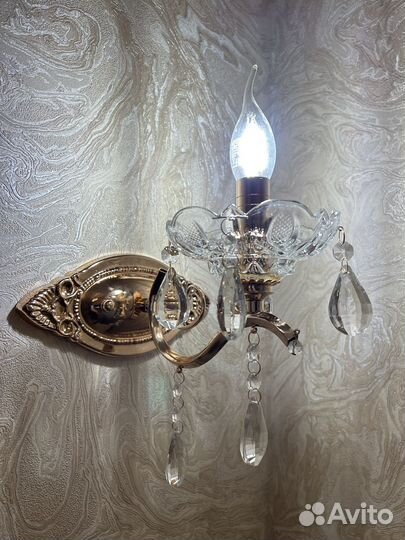 Два хрустальные бра Евросвет