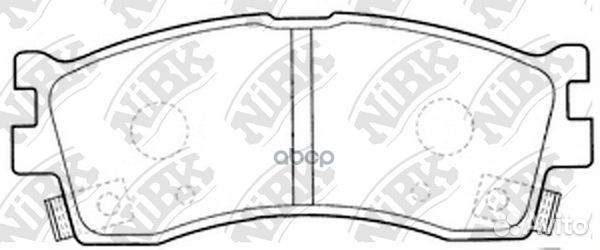 Колодки тормозные KIA clarus 96/RIO/shuma 00