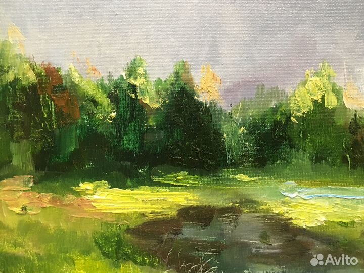 Картина маслом пейзаж