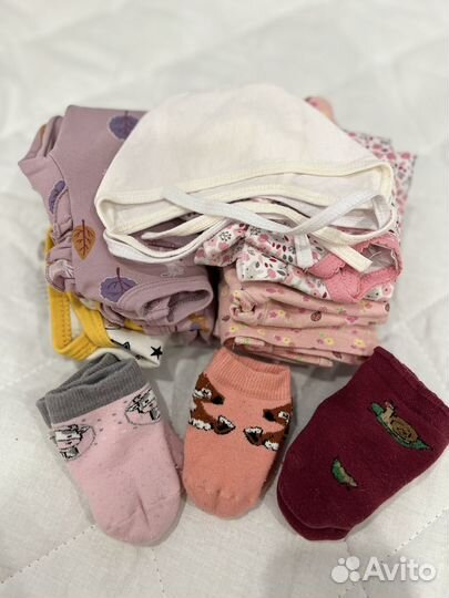 Вещи пакетом на девочку 56 62