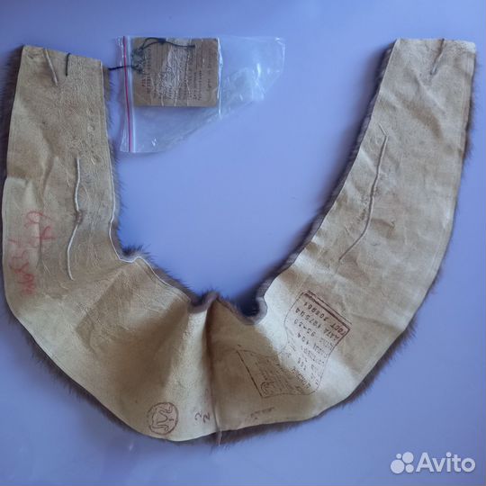 Меховой воротник норка