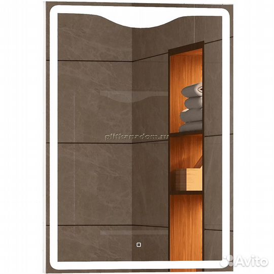 Зеркало Континент Amaze LED 500x700 с подсветкой с сенсорным выключателем злп480