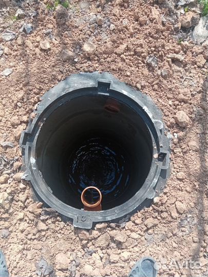 Септик из бетонных колец канализация под ключ