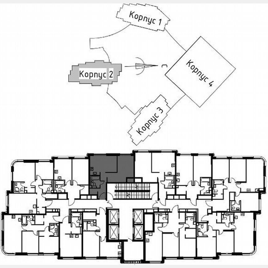 1-к. квартира, 43,8 м², 34/35 эт.