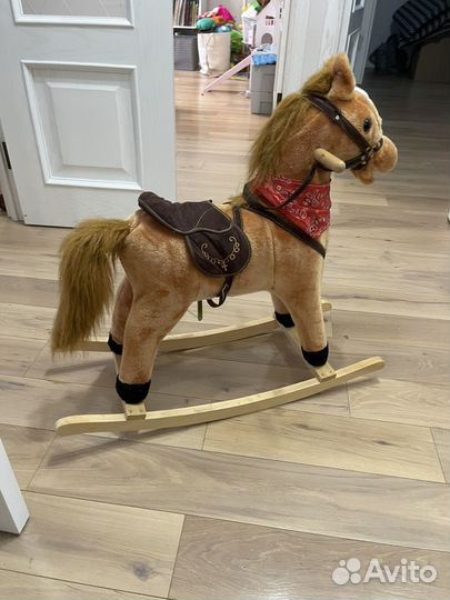 Качалка лошадь со звуком