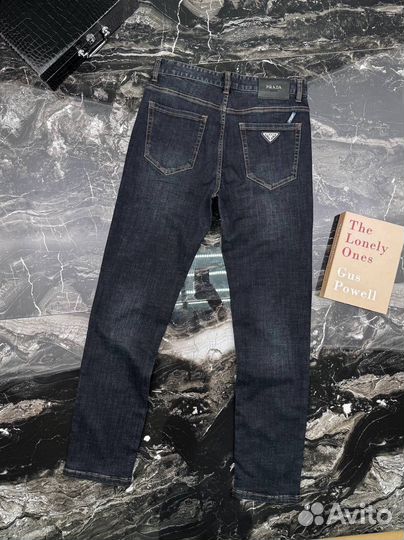 Джинсы мужские синие прада
