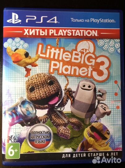 Диск Little Big Planet 3 Ps4