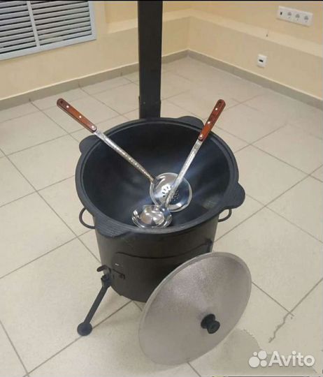 Казан 12 Печь с трубой