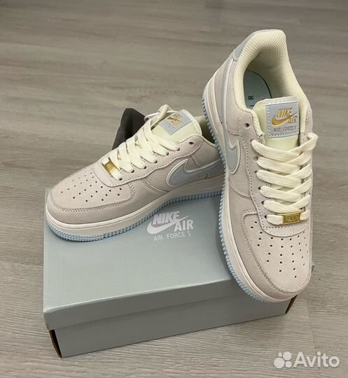 Nike Air Force 1 Grey-Blue (38р)