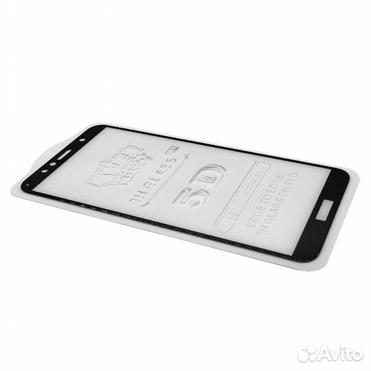 Стекло Huawei Honor 7A Pro/Y6 Full Glue 5D черный