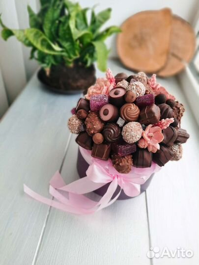 Шоколадные цветы, букеты