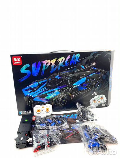 Конструктор Bugatti SuperCar на радиоуправлении