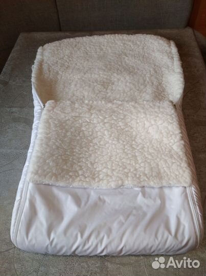 Зимний конверт в коляску до 3 лет