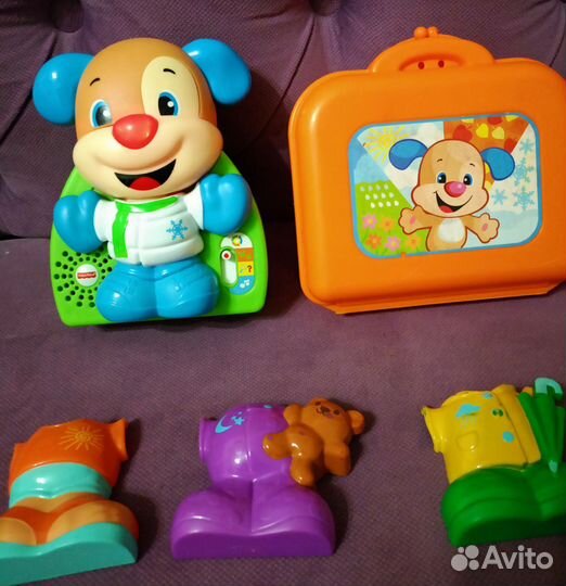 Fisher price, учёный щенок, развивающие игрушки