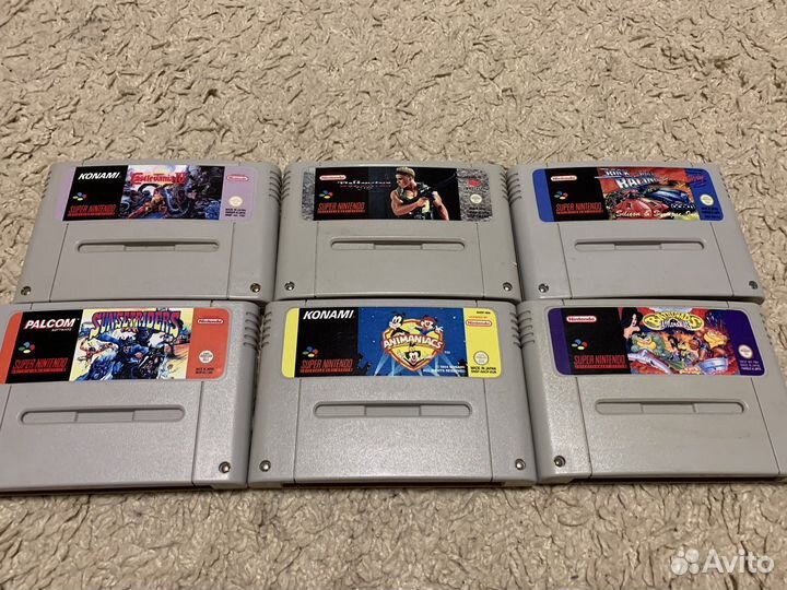 Картриджи Super Famicom (Snes)
