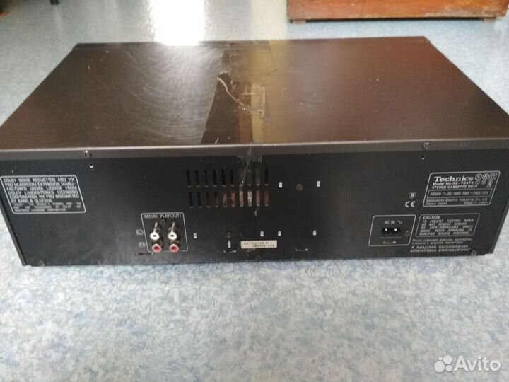Кассетная дека technics 474